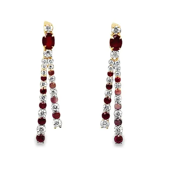 Scarlet Glow Earrings CMS Fine Jewelers Wooster, OH