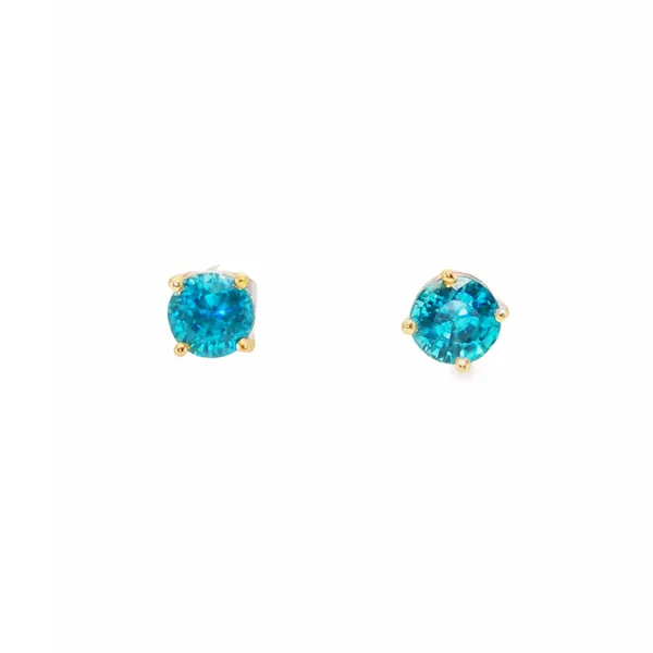 Blue Zircon Brilliance Studs CMS Fine Jewelers Wooster, OH