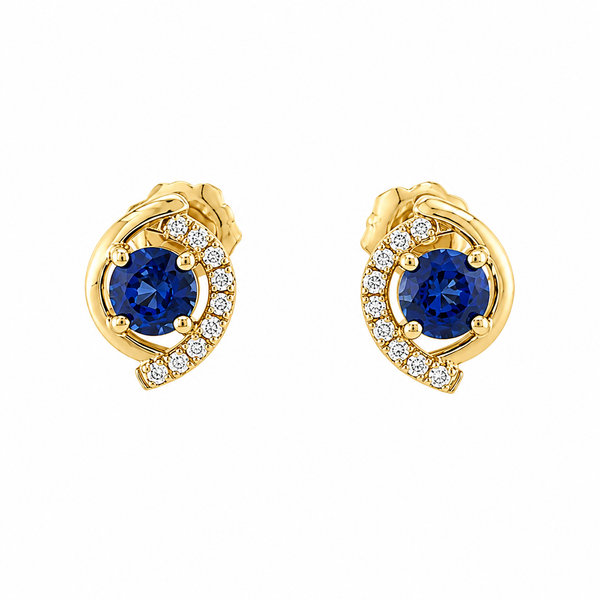 Sapphire Whisper Earrings CMS Fine Jewelers Wooster, OH
