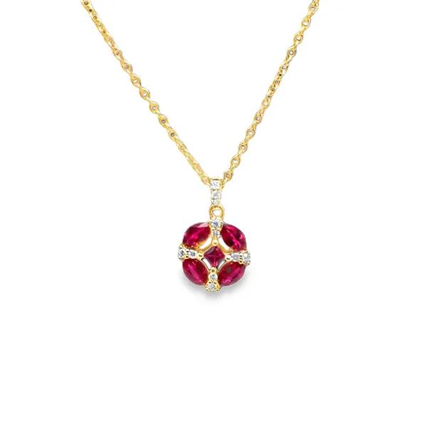 Five Rubies Ensemble Pendant CMS Fine Jewelers Wooster, OH