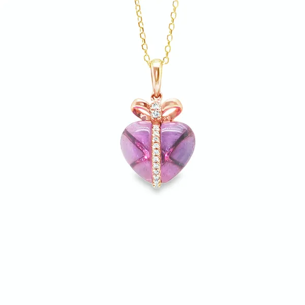 Amethyst Heartbeat Pendant CMS Fine Jewelers Wooster, OH