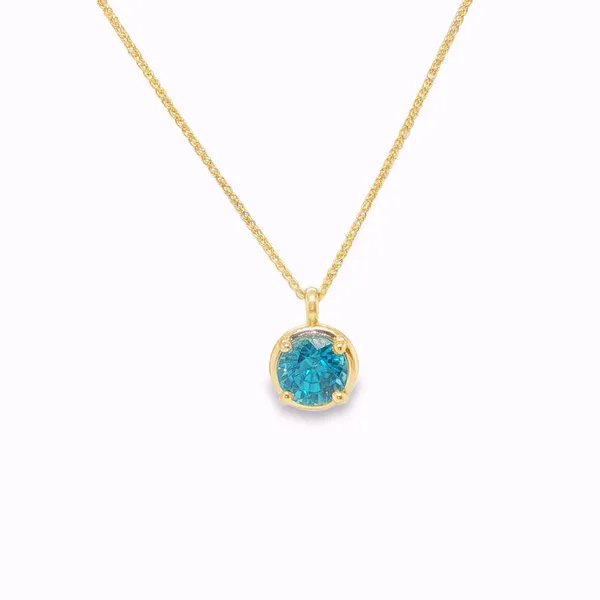 Blue Zircon Brilliance Pendant CMS Fine Jewelers Wooster, OH
