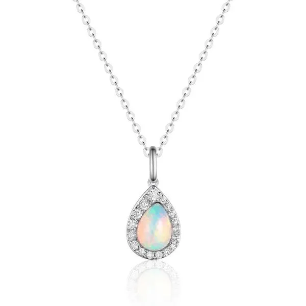 Opal Teardrop Radiance Pendant CMS Fine Jewelers Wooster, OH