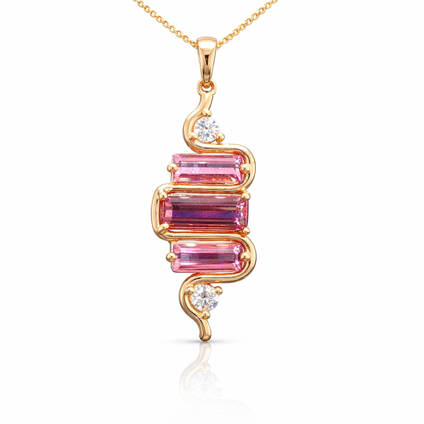 Blush Trilogy Tourmaline Pendant CMS Fine Jewelers Wooster, OH