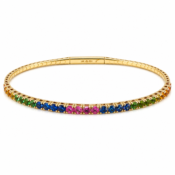 The Aurora™ Rainbow Sapphire Flex Bracelet CMS Fine Jewelers Wooster, OH