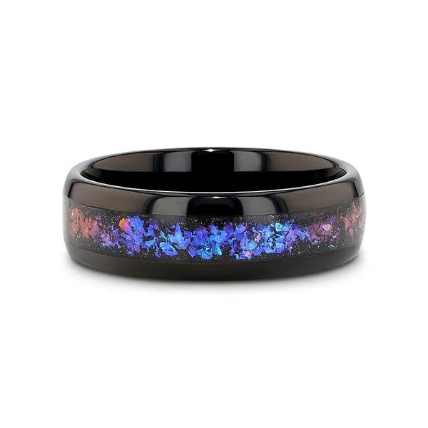 COSMIC Nebula Tungsten Ring Image 2 CMS Fine Jewelers Wooster, OH