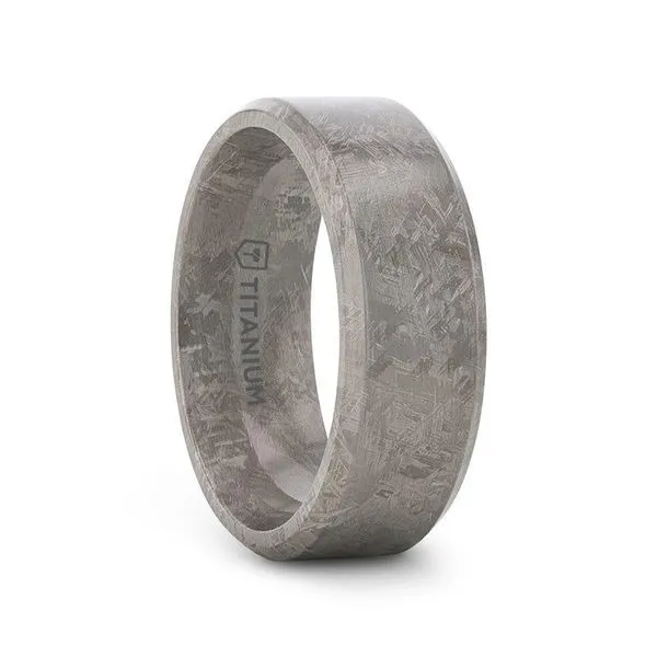ASTRAIOS Titanium Meteorite Band CMS Fine Jewelers Wooster, OH