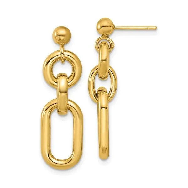 Golden Fusion Dangles Image 2 CMS Fine Jewelers Wooster, OH