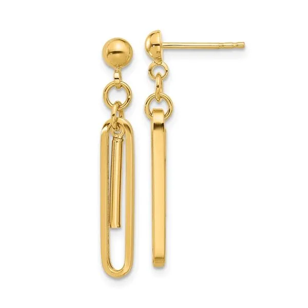 Golden Link Dangles Image 3 CMS Fine Jewelers Wooster, OH