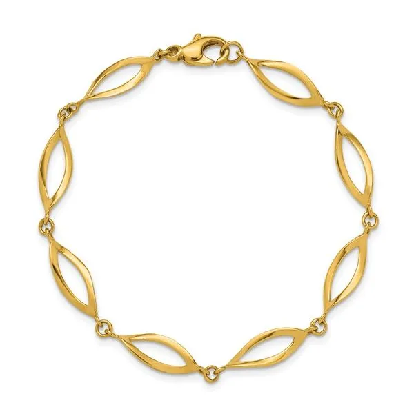 Golden Grace Link Bracelet Image 2 CMS Fine Jewelers Wooster, OH