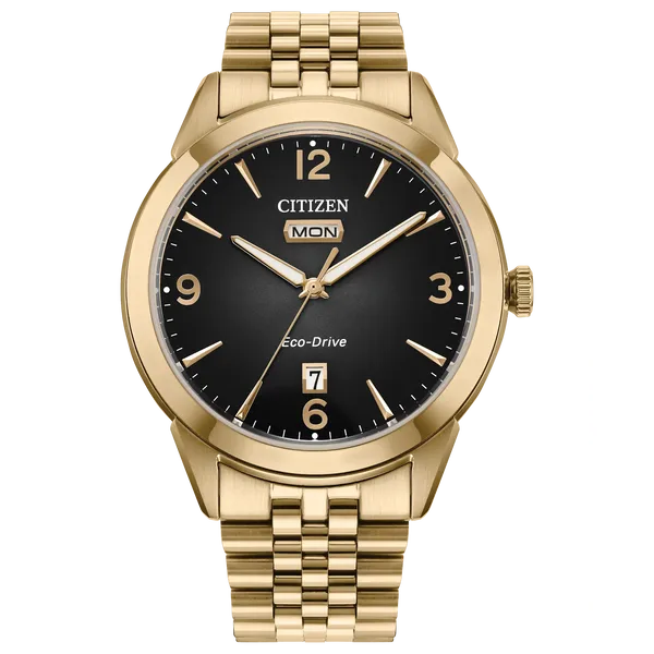 Citizen Rolan Eco-Drive (Gold-Tone Noir Dial) CMS Fine Jewelers Wooster, OH
