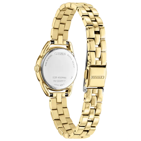 Citizen Ladies’ Drive Mini Eco-Drive (Gold-Tone White Dial) Image 2 CMS Fine Jewelers Wooster, OH