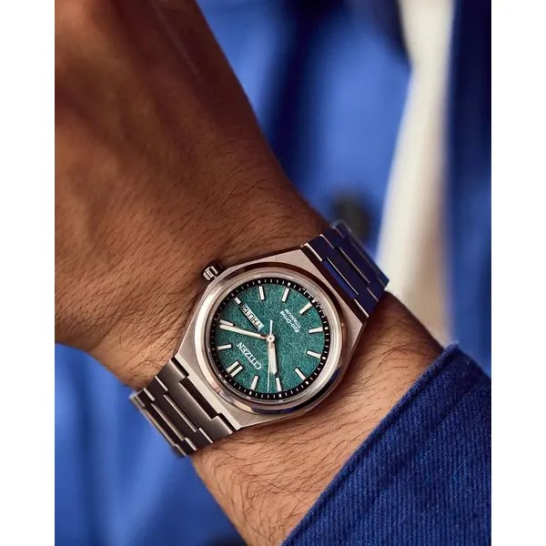 Citizen Integrated Super Titanium™ Eco-Drive (Green Dial) Image 2 CMS Fine Jewelers Wooster, OH