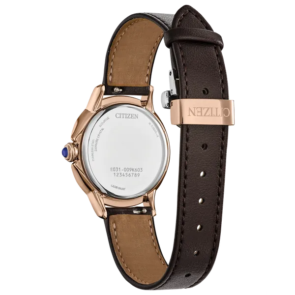 Citizen Ceci Eco-Drive (Two-Tone Rose Gold & Brown Dial) Image 3 CMS Fine Jewelers Wooster, OH