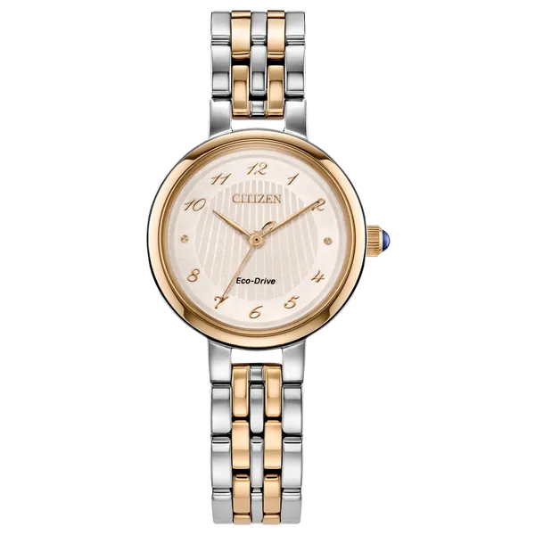 Citizen L Classic Eco-Drive (Two-Tone Rose Gold & Silver) CMS Fine Jewelers Wooster, OH