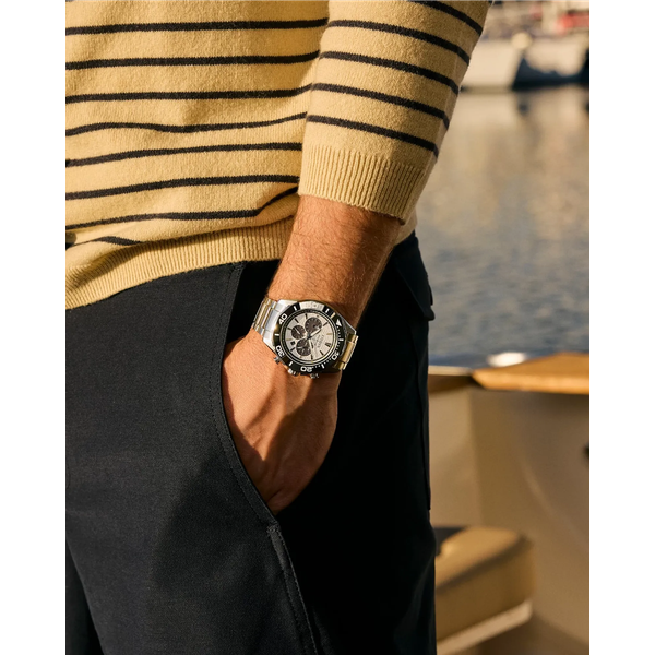 Endeavor Chrono Steel Image 2 CMS Fine Jewelers Wooster, OH