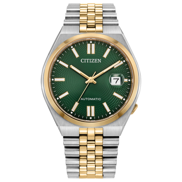 Citizen TSUYOSA 60 Automatic Two-Tone Green Dial CMS Fine Jewelers Wooster, OH