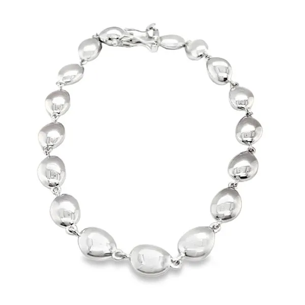Moon Luxe – Sterling Silver Bean Bracelet CMS Fine Jewelers Wooster, OH