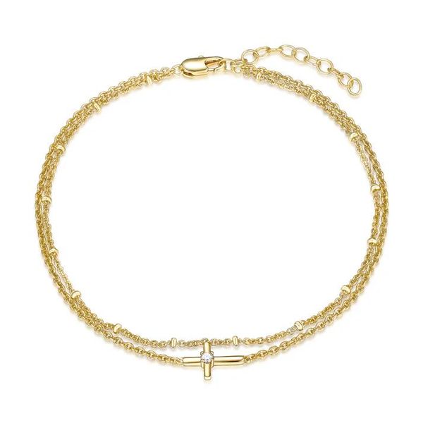 Faith Line Side Cross bracelet CMS Fine Jewelers Wooster, OH