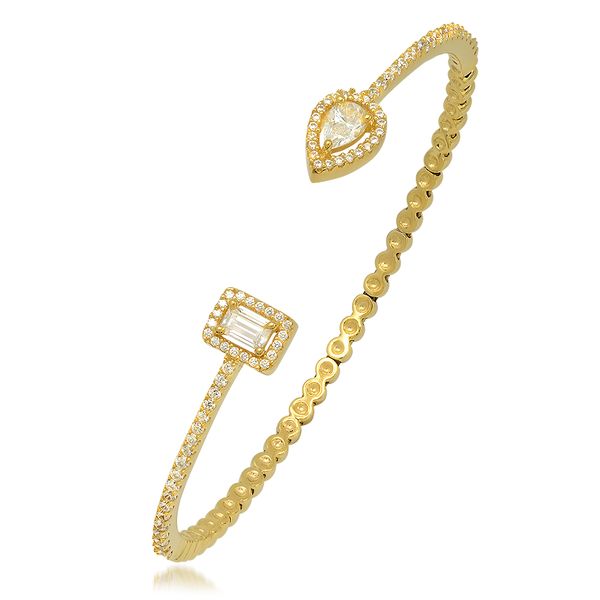 Radiance™ Emerald & Pear Flex Bangle CMS Fine Jewelers Wooster, OH