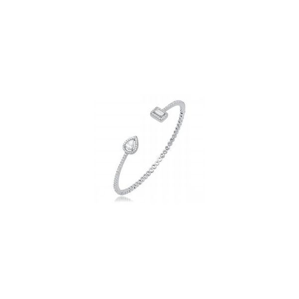 Radiance™ Emerald & Pear Flex Bangle CMS Fine Jewelers Wooster, OH