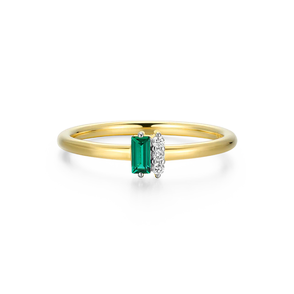 Emerald Glow Diamond Ring CMS Fine Jewelers Wooster, OH