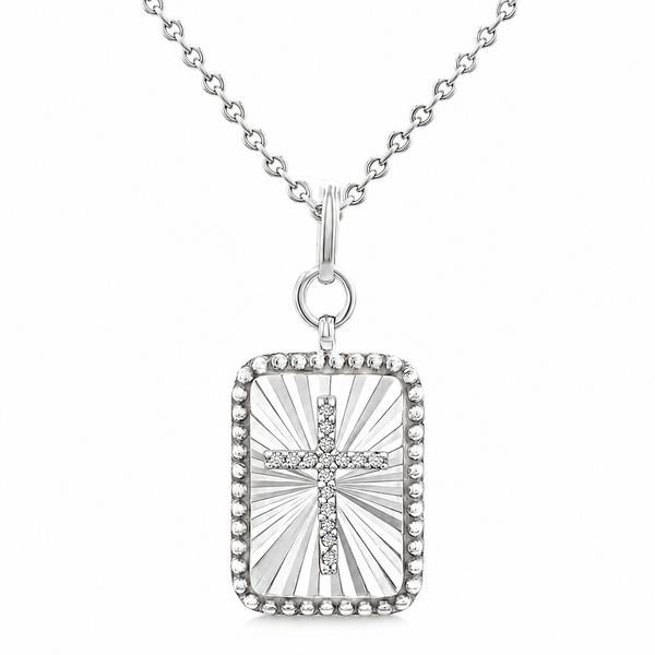 The Faithstone™ Diamond Cross Medallion CMS Fine Jewelers Wooster, OH