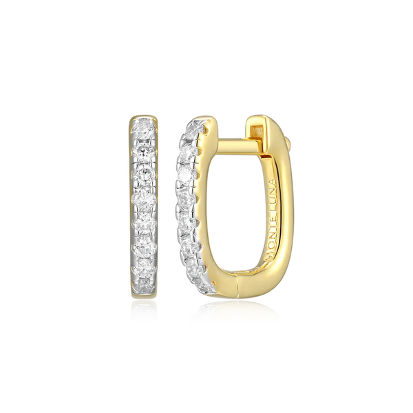 Radiant Huggie Diamond Earrings CMS Fine Jewelers Wooster, OH