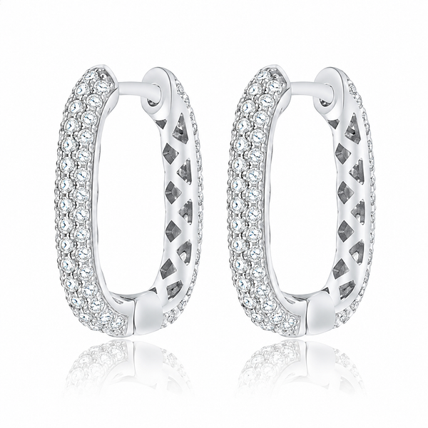 The Capri™ Diamond Hoop Earring CMS Fine Jewelers Wooster, OH