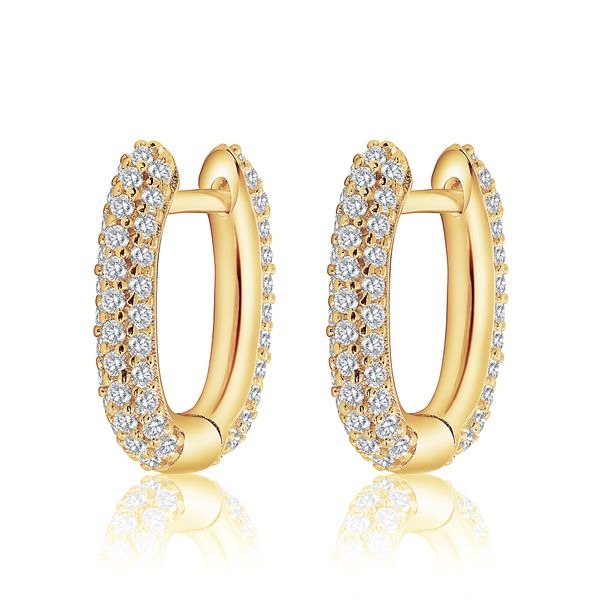 The Capri™ Simulated Stone Huggie Earrings CMS Fine Jewelers Wooster, OH