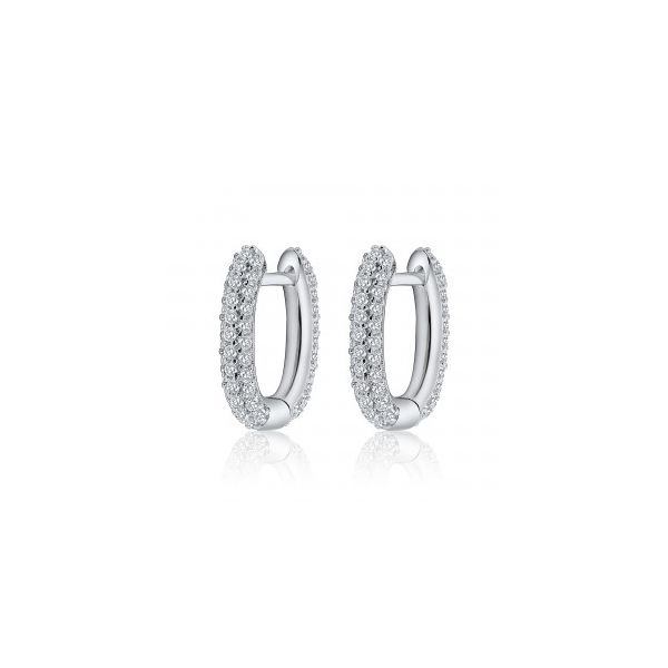 The Capri™ Simulated Stone Huggie Earrings CMS Fine Jewelers Wooster, OH