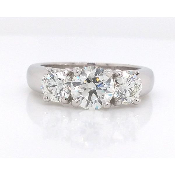 Platinum Ladies 2.10 carat total weight Hearts On Fire Diamond Engagement Ring Skaneateles Jewelry Skaneateles, NY