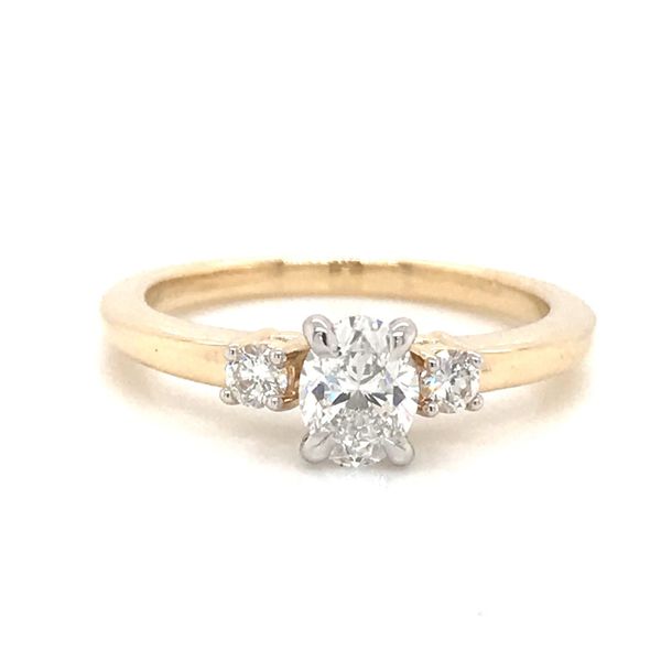 'Next Generation' 14K YG Oval Diamond Engagement Ring 0.61ct TW Skaneateles Jewelry Skaneateles, NY