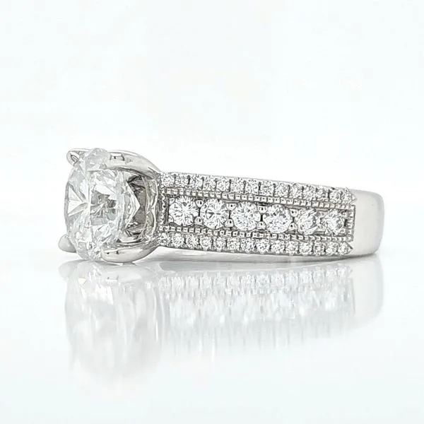 3.00 Carat Diamond Platinum Engagement Ring (including center) Image 4 Skaneateles Jewelry Skaneateles, NY