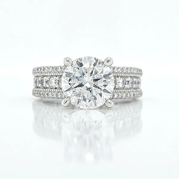 3.00 Carat Diamond Platinum Engagement Ring (including center) Skaneateles Jewelry Skaneateles, NY