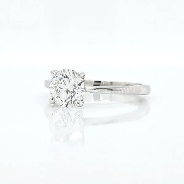 One Carat Diamond Solitaire Engagement Ring (including center) Image 3 Skaneateles Jewelry Skaneateles, NY