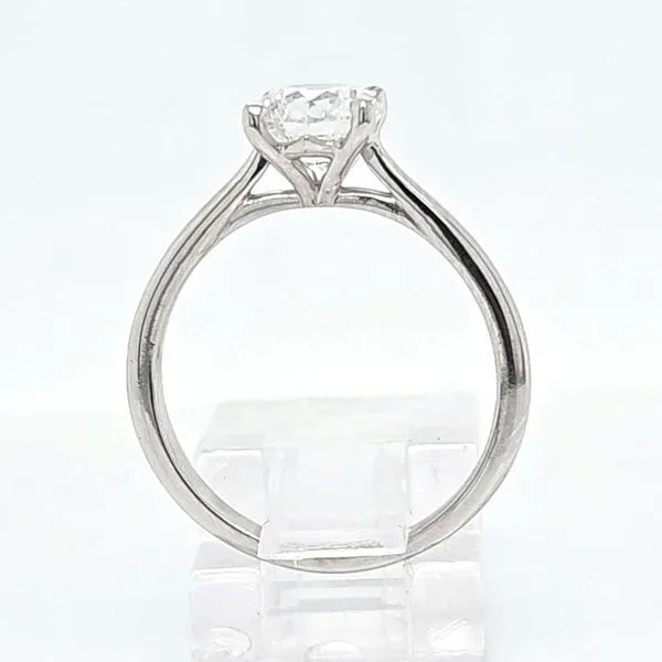 One Carat Diamond Solitaire Engagement Ring (including center) Image 4 Skaneateles Jewelry Skaneateles, NY