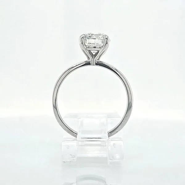 Platinum 2.0 TCW Diamond Solitare Engagement Ring Image 4 Skaneateles Jewelry Skaneateles, NY