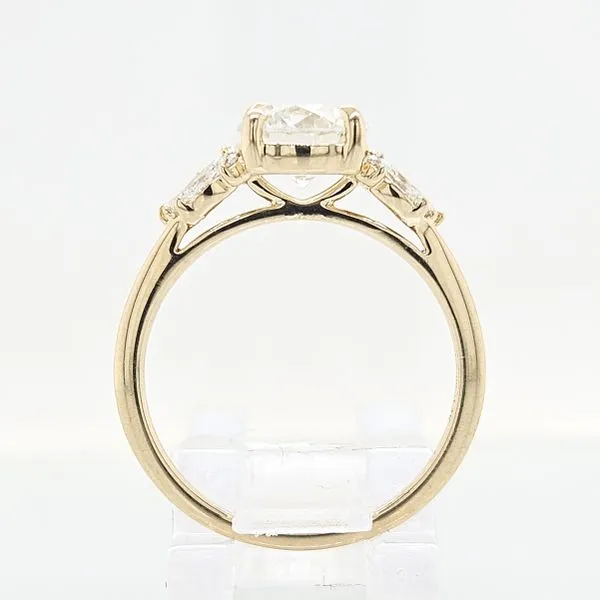 1.75ct TW Asymmetrical Cluster Diamond Engagement Ring Image 3 Skaneateles Jewelry Skaneateles, NY
