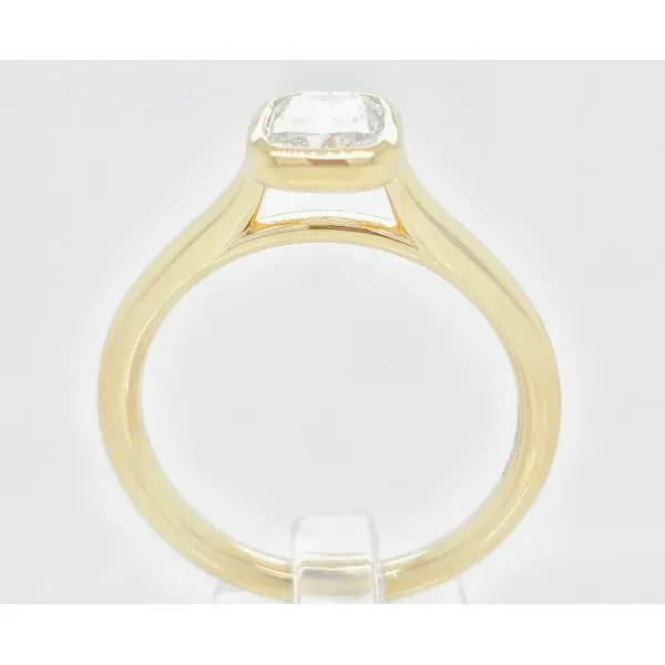 1.01ct Elongated Cushion Bezel Set Engagement Ring Image 3 Skaneateles Jewelry Skaneateles, NY