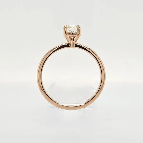 14K Rose Gold 0.61ct Diamond Solitaire Engagement Ring Image 3 Skaneateles Jewelry Skaneateles, NY