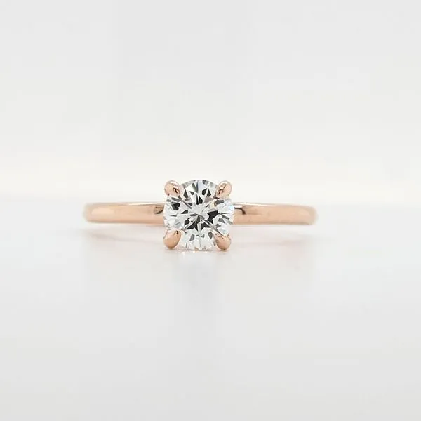 14K Rose Gold 0.61ct Diamond Solitaire Engagement Ring Skaneateles Jewelry Skaneateles, NY