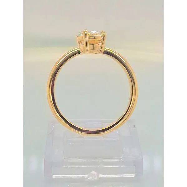 Compass Set Oval Diamond Engagement Ring Image 3 Skaneateles Jewelry Skaneateles, NY