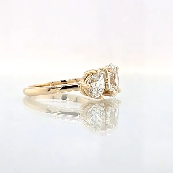 14K Yellow Gold Oval & Pear 