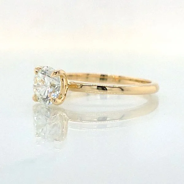 14K Yellow Gold1.00ct Diamond Engagement Ring [GIA] Image 3 Skaneateles Jewelry Skaneateles, NY