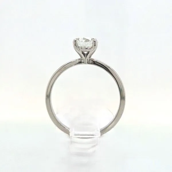 1.00 Carat Natural Diamond Platinum Engagement Ring Image 4 Skaneateles Jewelry Skaneateles, NY