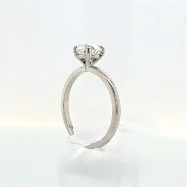 1.00 Carat Natural Diamond Platinum Engagement Ring Image 5 Skaneateles Jewelry Skaneateles, NY