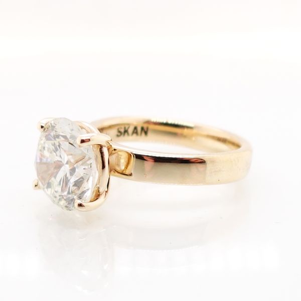 Four Carat Solitaire Enagement Ring Image 3 Skaneateles Jewelry Skaneateles, NY