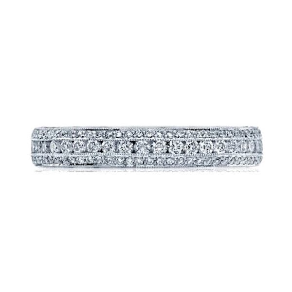 18K WG Ladies 0.53ct TW TACORI Classic Crescent 3 Row Diamond Wedding Ring Skaneateles Jewelry Skaneateles, NY