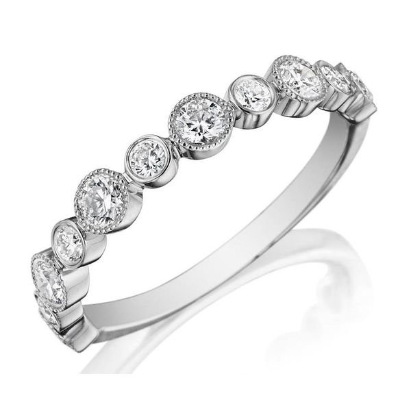 14K WG Ladies 0.55ct TW Diamond Henri Daussi Wedding Ring Skaneateles Jewelry Skaneateles, NY